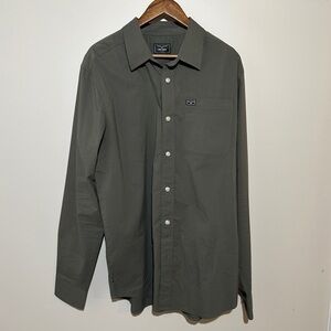 KIMES RANCH - Green Button Down Western Shirt - Size: XL